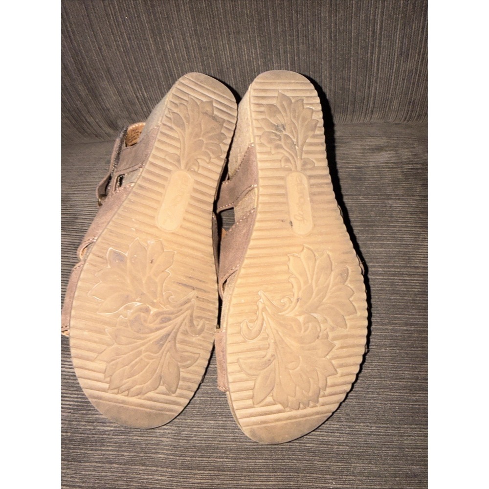 Eurosoft Tressa Wedge Sandals Womens Size 8.5M Brown Lightweight Cork Adjustable - Picture 6 of 6